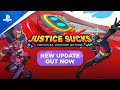 Justice Sucks - Vacuum Massacre Update Trailer | PS5 & PS4 Games