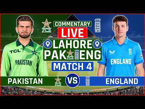Pakistan vs England 4th ODI Live Score | PAK vs ENG 4th ODI Live Audio Commentary