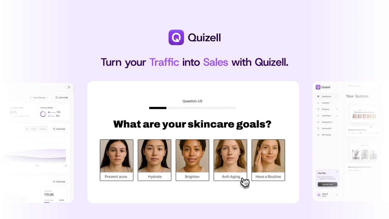 Quizell: Product Quiz Builder Demo