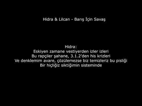 Hidra & Lilcan -  Barış İçin Savaş Lyrics Rap