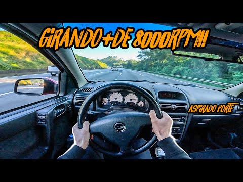 ACELERANDO O ASTRA 16v ASPIRADÃO NA ESTRADA!!🔥🚀 SÓ O CANO