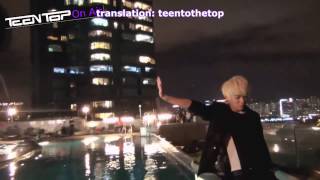 (eng sub) Teen Top On Air - I Wanna Love MV BTS