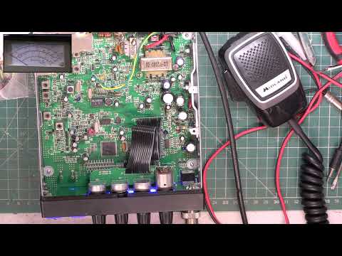 Midland 248 CE Multinorm CB radio repair - Low TX audio update