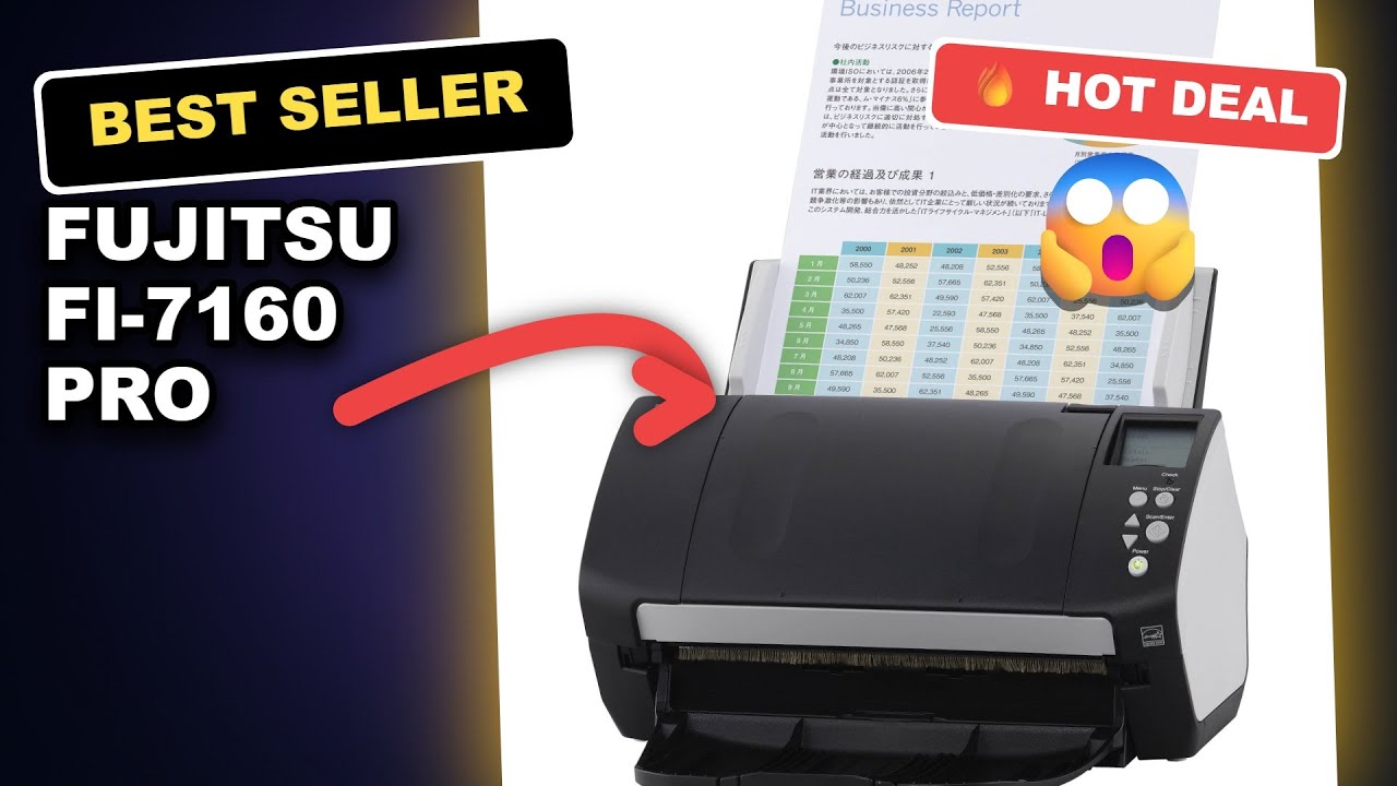 Fujitsu fi-7160 PRO Scanner Review: Ultimate Business Solution with Adobe Acrobat Pro DC