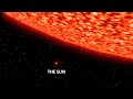 Sun Vs Biggest Star Size Comparison 3d Animation Comparison Stars Real Scale Comparison