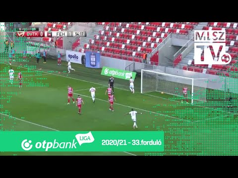 Nikolic Nemanja első gólja a DVTK – MOL Fehérvár FC mérkőzésen