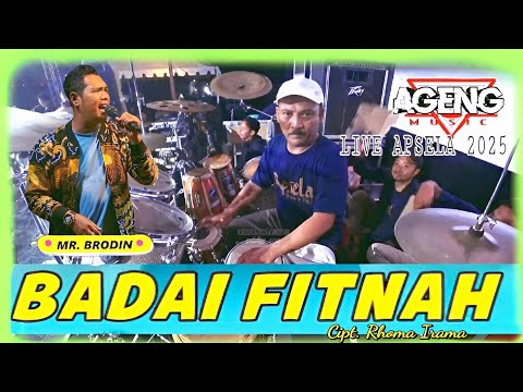 BADAI FITNAH [ CIPT . RHOMA IRAMA ] - BRODIEN - AGENG MUSIC LIVE APSELA KOREK'S PEKALONGAN 2025