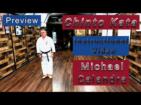 "Preview" Chinto Kata of Isshin-Ryu Karate Michael Calandra