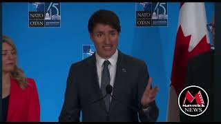 Trudeau Pledges 1/2 Billion More For Ukraine and More For NATO