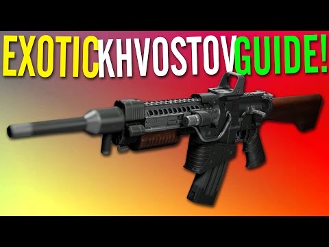 Destiny HOW TO GET THE KHVOSTOV 7G-0X - NEW Exotic Primary Quest (Rise of Iron)