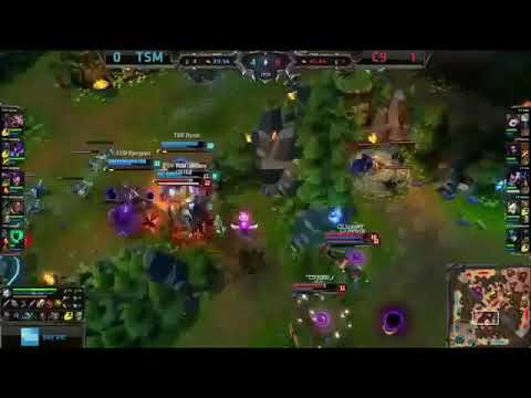 TSM Wildturtle Lucian VS C9 Sneaky Tristana Game 2 Highlights   2014 NA LCS Summer Final HQ