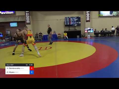 2018 Marine Corps US Open/Senior Men's Greco-Roman 82 Con Semis - Vladyslav Dombrovskiy (Army) Vs.