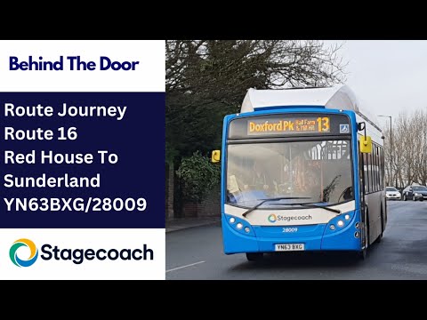 Behind The Door: Route 16 | YN63BXG/28009 - Stagecoach North East: Scania K270UB/ADL Enviro 300NG