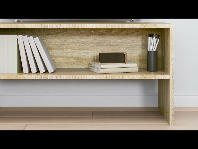 Video Teaser für 800057 vidaXL TV Cabinet Sonoma Oak 80x40x40 cm Engineered Wood