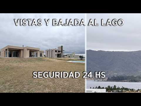 Sobre el dique los Molinos en Cordoba con seguridad 24 hs, vistas y bajada al lago