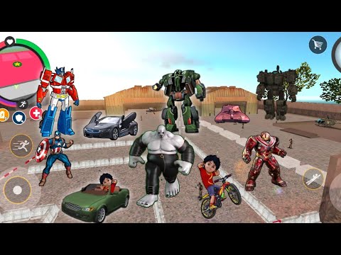 Demon Build Robotic Military Base In Rope Hero Vice Town New Update 7.0.1 New Version