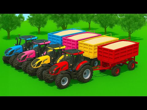 Valtra Rice Convoy vs Obstacles?! Massey Ferguson Takes Over in FS25!