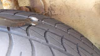 What happens when you pull a screw/nail out of a tire...