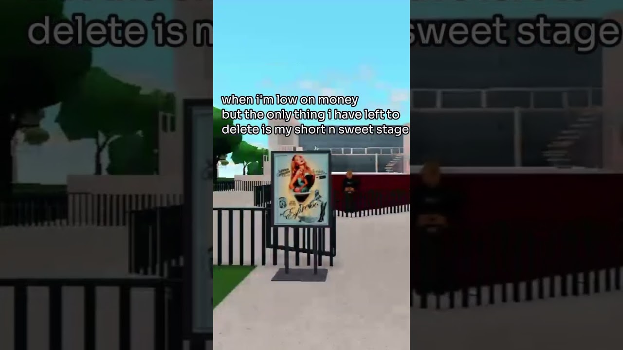 goodbye short n sweet stage 😔#bloxburg #roblox #fyp