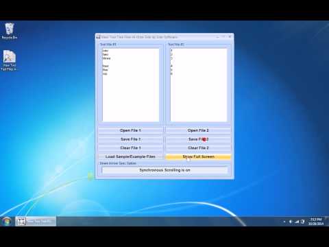 View Two Text Files At Once Side By Side Software
