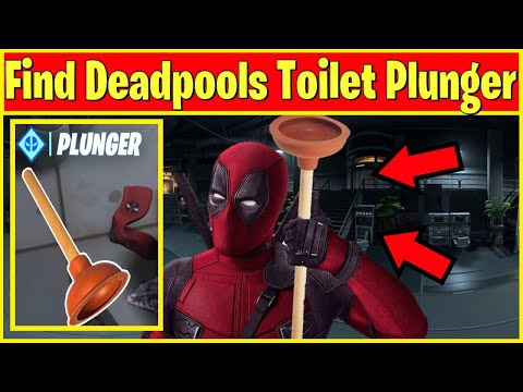 FIND DEADPOOL'S TOILET PLUNGER - Deadpool Challenges Week 3