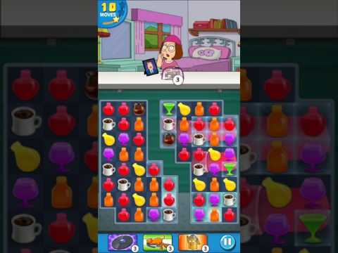 Family Guy - Another Freakin' Mobile Game : Level 55 - 3 stars! No Boosters!