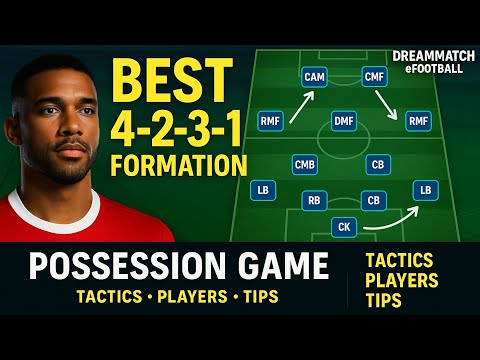 4-2-3-1 POSSESSION MASTERCLASS in eFootball 2025 🔥 Best Tactics & Players!