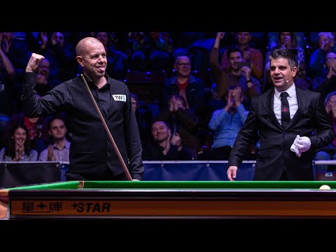 Match-winning 147 break by Barry Hawkins against Neil Robertson at the OMV Budapest Snooker Masters