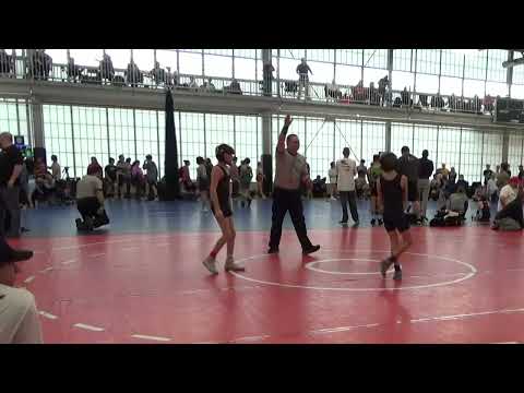 74 Lbs Quarterfinal - Braylen Johnson, Alabama Vs Callen Nessl, Level Up Wrestling Center 1498