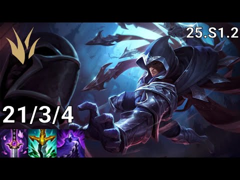 Talon Jungle vs Ivern - EUW challenger | Patch 25.S1.2