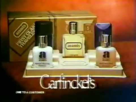 Aramis cologne ad from 1981