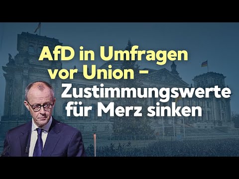 Merz und die Union: AfD im Aufwind in den Umfragen