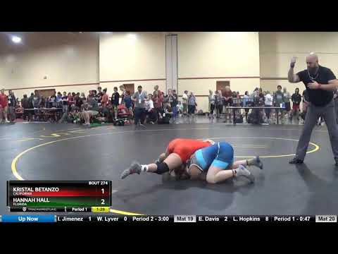 WOMEN (HS) 112-117 Kristal Betanzo California Vs Hannah Hall Florida
