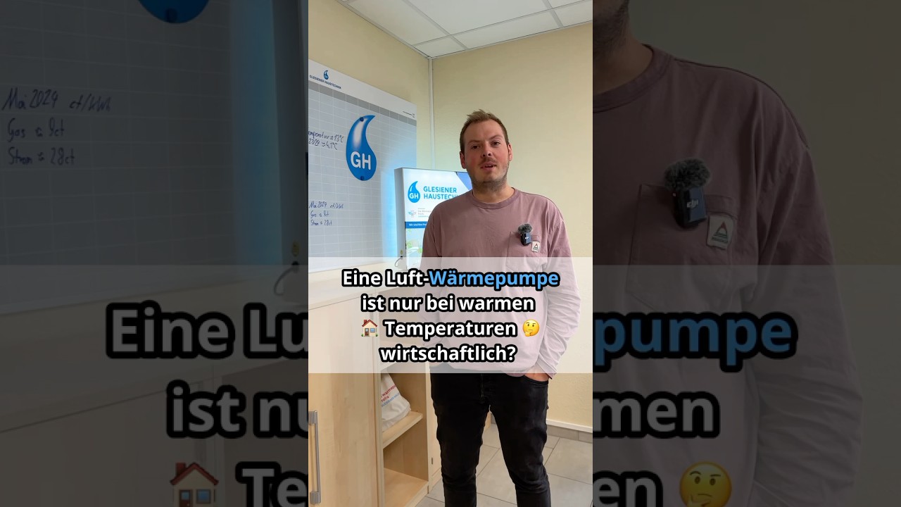 Eine Luft-Wärmepumpe ist nur bei warmen Temperaturen gut? Eine Luft-Wärmepumpe ist nur bei warmen Temperaturen gut?