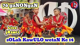 Download lagu Tari Masal 76 Bujang Ganong Kecil dalam Rangka Peringatan 14 Tahun Kawulo Solah Wetan🌟Live Josari mp3