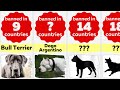 Comparison Top 50 Illegal Dog Breeds