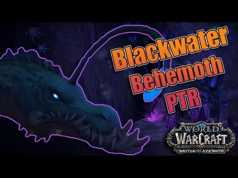 BFA - 8.2 PTR The Eternal Palace Raid Testing! Blackwater Behemoth! Underwater Raid Boss!