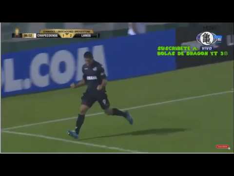 Gol de Jose Sand  - Chapecoense 1 x 2 Lanus - Copa Libertadores