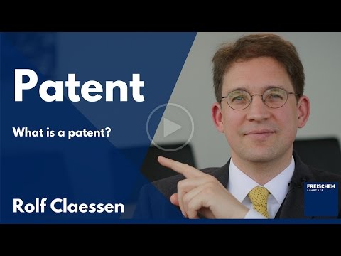 What is a Patent - Patent Definition - Patents Basics #patent #rolfclaessen