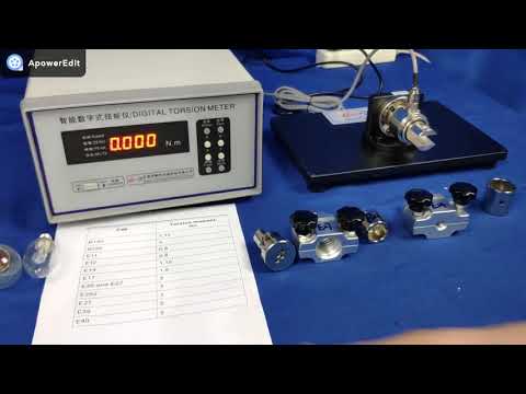 IEC60061 Digital Torque Tester Light Testing Equipment For End Caps