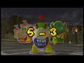 Automatic Mario Superstar Baseball Bowser VS Peach In Bowser Castle