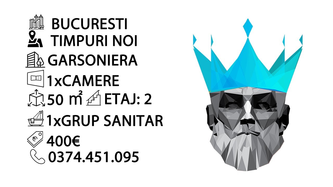 Tur video Timpuri Noi | Garsoniera | Balcon | Proximitate Metrou | Pet Friendly 
