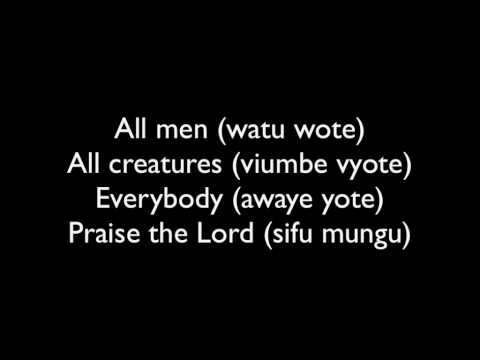 O' Sifuni Mungu (With Lyrics) First Call