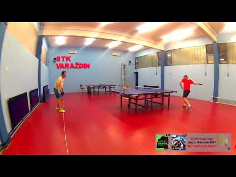 Test short pips SpinLord Gipfelsturm on XIOM Vega Tour blade