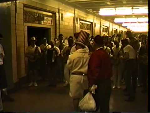 1993 Show of Shows Uptown String Band Serenading- Hallway. American Patrol
