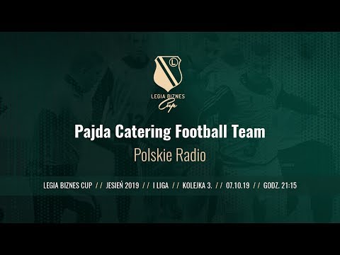 Skrót spotkania Pajda Catering Football Team - Polskie Radio ( Legia Biznes Cup Jesień 2019 )