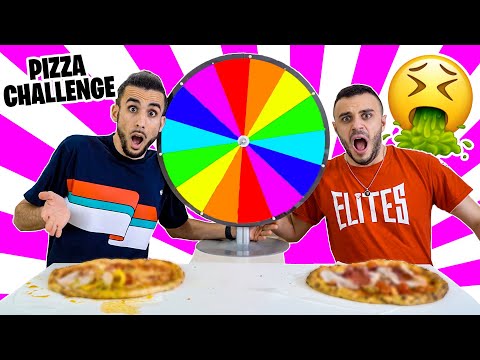 🍕🤮 PIZZA CHALLENGE 2.0 con la RUOTA! LA VENDETTA vs FIUS GAMER!