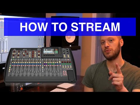 How to Setup Streaming with OBS and the Behringer X32 | X32 Live Stream Setup