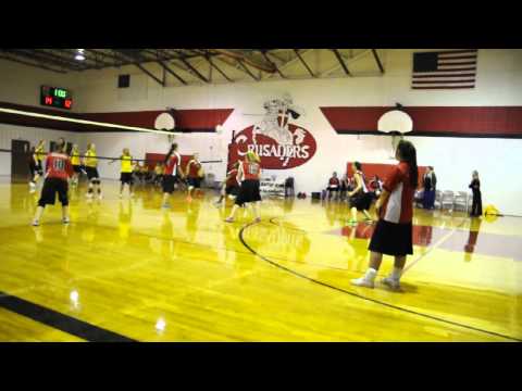 2014.10.14-Catie Spikes in 5th Game, Rosemount Beats Lk Region 3-2