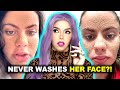 The TikTok Skincare Girl Who REFUSES To Wash Her Face Caveman Skincare Routine